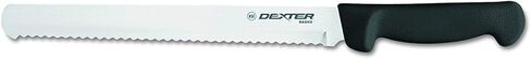 Dexter-Russell Basics P94804B 10" Scalloped Slicer/Bread Knife with Black Polypropylene Handle in Saudi Arabia