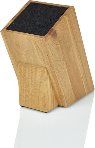 Dice Knife Block, Light Oak Woodgrain in Saudi Arabia