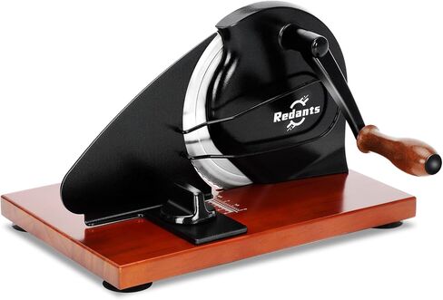 Redants Manual Bread Slicer for Homemade Sourdough Bread, Versatile Hand Crank Bread Slicer, Adjustable Thickness for Smooth Cutting, Food Grade Stainless Steel (Cream) in Kuwait