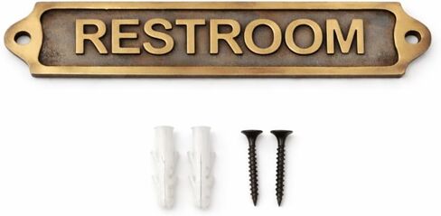 PANTRY Antique Vintage Door & Wall Plaque Sign | Classic Engraved Metal Kitchen & Storage Name Plate with Screws for Home Decor | 22 x 5 cm | PANTRY in Saudi Arabia