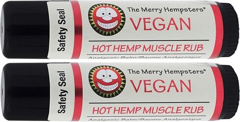 Merry Hempsters Vegan Hot Hemp Muscle Rub Single (2-Pack) in Saudi Arabia