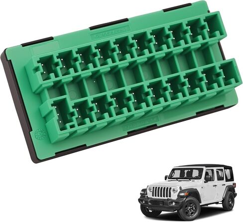 68321746AA Fuse Connector, CAN-C Bus Star Splice Block Fuse Connector Compatible with Jeep Ram Chrysler Vehicle 2017-2025 Wrangler Gladiator Pacifica Voyager 1500 2500 3500, Replace#2-2272352-5 in Saudi Arabia