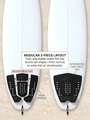 وسادة جر لوح ركوب الأمواج، وسادة ذيل EVA فائقة النعومة، قبضة سطح غير قابلة للانزلاق مكونة من 3 قطع مع لاصق قوي، تمنع احتكاك الركبة وتهيج الجلد لألواح ركوب الأمواج، وألواح التزلج وألواح الأسماك in Kuwait