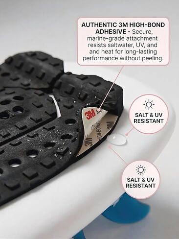 وسادة جر لوح ركوب الأمواج، وسادة ذيل EVA فائقة النعومة، قبضة سطح غير قابلة للانزلاق مكونة من 3 قطع مع لاصق قوي، تمنع احتكاك الركبة وتهيج الجلد لألواح ركوب الأمواج، وألواح التزلج وألواح الأسماك in Kuwait