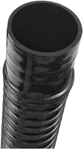1Pcs I.D 20/25/32/40mm Corrugated Hose Inlet Outlet Hose Rubber Head Aquarium Corrugated Pipe with Clamps Soft Fish Tank Tube(ID 32mm with Clamps) in Saudi Arabia