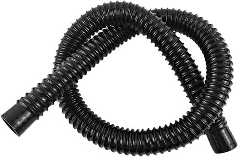 1Pcs I.D 20/25/32/40mm Corrugated Hose Inlet Outlet Hose Soft Aquarium Corrugated Pipe Rubber Head with Clamps Fish Tank Tube(ID 40mm with Clamps) in Saudi Arabia