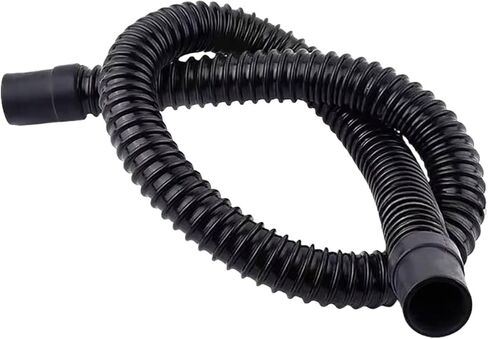 1Pcs I.D 20/25/32/40mm Corrugated Hose Inlet Outlet Hose Soft Aquarium Corrugated Pipe with Clamps Rubber Head Fish Tank Tube(ID 25mm with Clamps) in Saudi Arabia