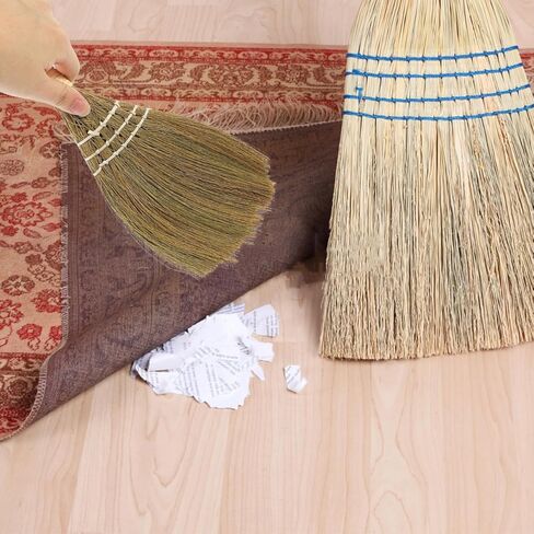 Healifty 2pcs Ergonomic Hand Broom – Natural Straw Desktop Duster for Home & Kitchen, Compact Sweeping Brush in Saudi Arabia