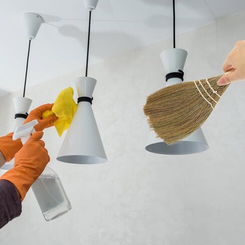 Healifty 2pcs Ergonomic Hand Broom – Natural Straw Desktop Duster for Home & Kitchen, Compact Sweeping Brush in Saudi Arabia