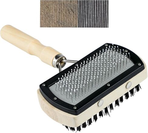 Double-Sided AC Coil Cleaner Brush, AC Coil Cleaning Brush for Condenser & Evaporator Coils, Practical Tool for Home and Commercial Air Conditioner Maintenance Cleaning in Saudi Arabia