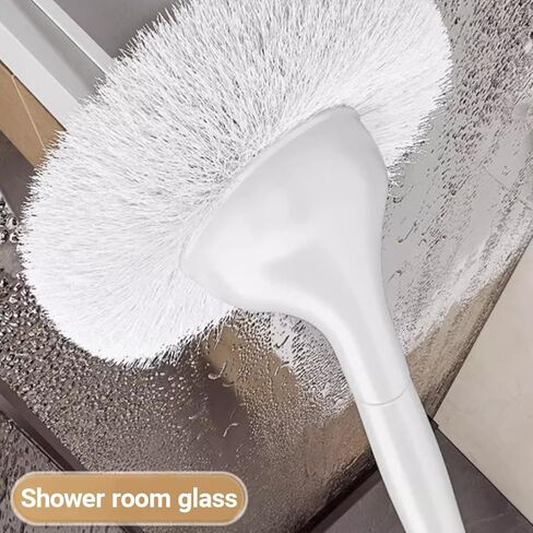 Tub Tile Scrubber Brush with 48" Extendable Long Handle, Adjustable Bathroom Brush, Non-Scratch Soft Tub Brushes Mop for Bathtub Shower Sink Faucet in Saudi Arabia