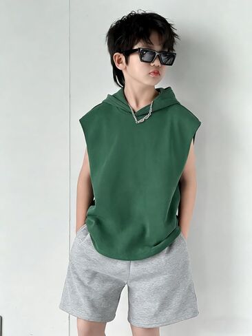 one Piece Clothing Boys T-Shirt, Casual Short Sleeve Tee for Teen Boys, Fashionable & Versatile Basic Top Misty Green in Saudi Arabia