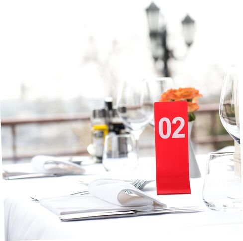 ULTECHNOVO 10pcs Table Number Signs Multi-function Number Marker for Restaurant Banquet in Saudi Arabia