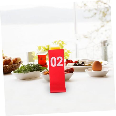 ULTECHNOVO 10pcs Table Number Signs Multi-function Number Marker for Restaurant Banquet in Saudi Arabia