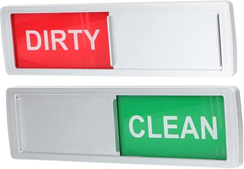 2Pcs Dishwasher Magnet Clean Dirty Sign Magnetic Indicator for Home and Restaurant Use Sturdy and Easy to Read for Kitchen and Laundry Room Organization in Saudi Arabia