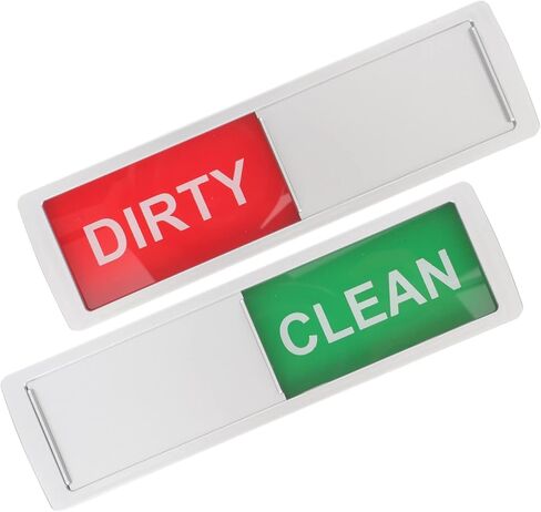2Pcs Dishwasher Magnet Clean Dirty Sign Magnetic Indicator for Home and Restaurant Use Sturdy and Easy to Read for Kitchen and Laundry Room Organization in Saudi Arabia
