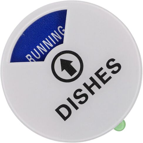 STOBAZA Double-sided Clean Dirty Dishwasher Magnet Sign Easy to Rotate Kitchen Indicator Acrylic Status Label for Dishwashers Home Chefs and Families in Saudi Arabia