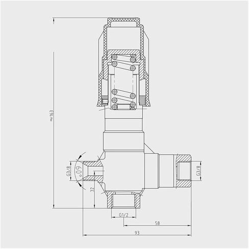 Triple Plunger Pump Regulating Valve VB350 350 Bar 40lpm Regulator Bypass Unloader Valve in Saudi Arabia
