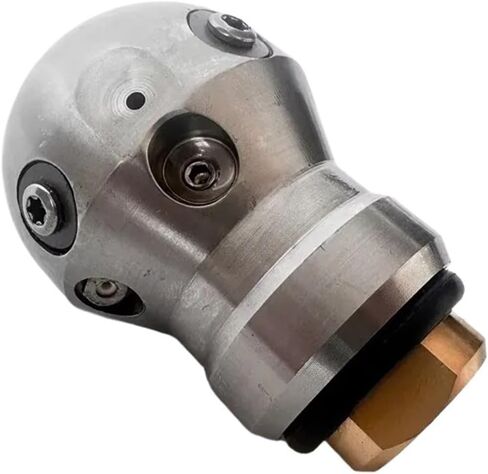 Stainless Steel Sewer Cleaning Nozzle 3/8" 0-300bar 360-degree Rotation Clean Sewer Nozzle(40L per min) in Saudi Arabia