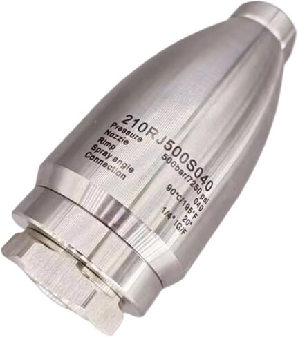 Stainless Steel Rotating Nozzle 1/4" Female 4-100L/min 500 Bar 7350 Psi for High Pressure Cleaning in Saudi Arabia