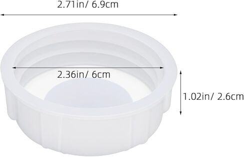 BESTYASH 5pcs White Plastic Bucket Lids Screw Top Pail Covers 20-25l Industrial Airtight Water Barrel Covers with Gasket for Chemical and Food Storage in Saudi Arabia