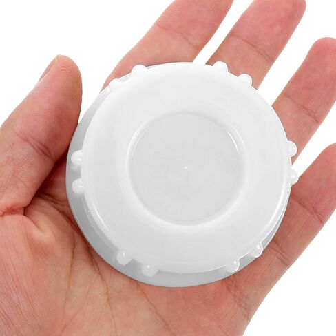 BESTYASH 5pcs White Plastic Bucket Lids Screw Top Pail Covers 20-25l Industrial Airtight Water Barrel Covers with Gasket for Chemical and Food Storage in Saudi Arabia