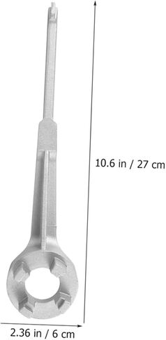 ARTIBETTER metal plug bung wrench 55 gallon drum tool metal bung opener plug gallon barrel open barrel opener lid remover for barrel bucket lid opener disassembler bottle opener wrench in Saudi Arabia