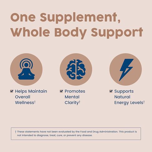 NativePath Mushroom Complex 1375mg - Organic Lions Mane, Turkey Tail, Cordyceps & Reishi - 4 Mushroom Supplement for Immune Support, Brain Focus & Energy - Beta-Glucans, Vegan, Non-GMO - 60 Capsules in Kuwait