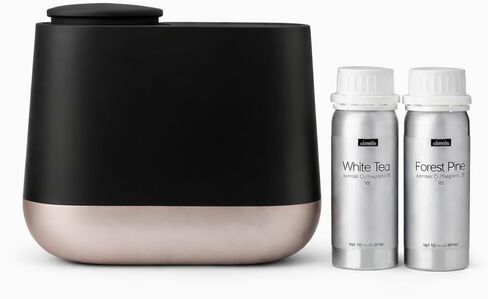 Low Noise Waterless Aroma Diffuser (200ml) – Quiet & Relaxing for Sleep, Yoga, Office (Beige – with 2 Oils) in Saudi Arabia