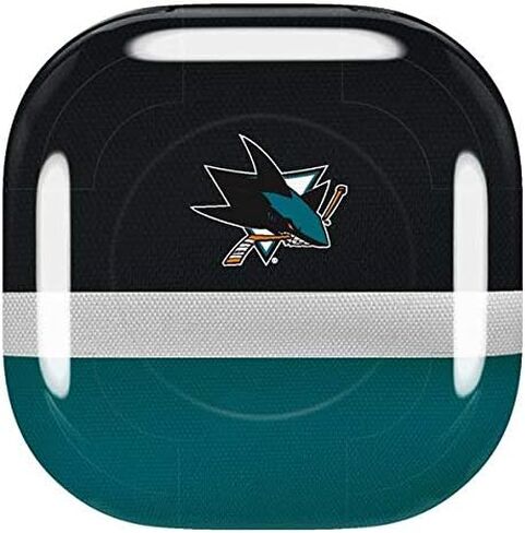 Skinit Decal Audio Skin Compatible with Samsung Galaxy Buds Pro - Officially Licensed NHL San Jose Sharks Jersey Design in Saudi Arabia