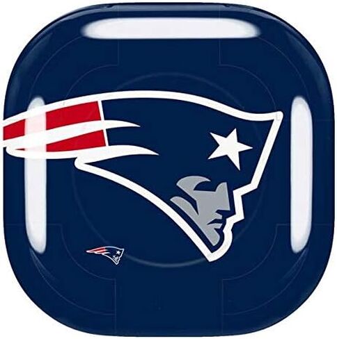 Skinit Decal Audio Skin Compatible with Samsung Galaxy Buds Pro - Officially Licensed NFL New England Patriots Large Logo Design in Saudi Arabia