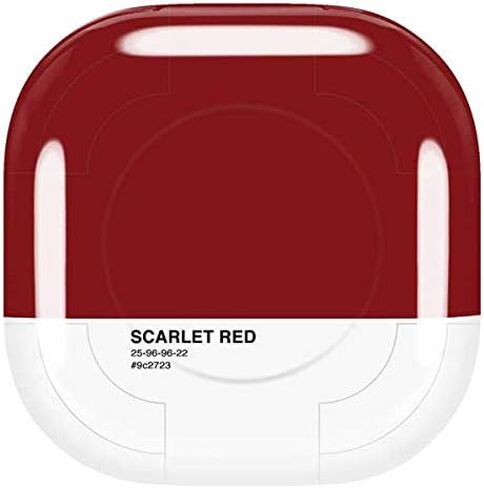 Skinit Decal Audio Skin Compatible with Samsung Galaxy Buds Pro Originally Designed Scarlet Red Design in Saudi Arabia