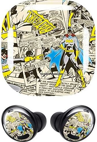 Skinit Decal Audio Skin Compatible with Samsung Galaxy Buds Pro - Officially Licensed Warner Bros Batgirl All Over Print Design in Saudi Arabia
