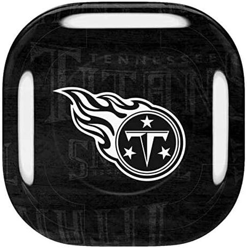 Skinit Decal Audio Skin Compatible with Samsung Galaxy Buds Pro - Officially Licensed NFL Tennessee Titans Black & White Design in Saudi Arabia
