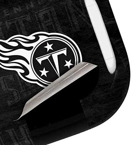 Skinit Decal Audio Skin Compatible with Samsung Galaxy Buds Pro - Officially Licensed NFL Tennessee Titans Black & White Design in Saudi Arabia