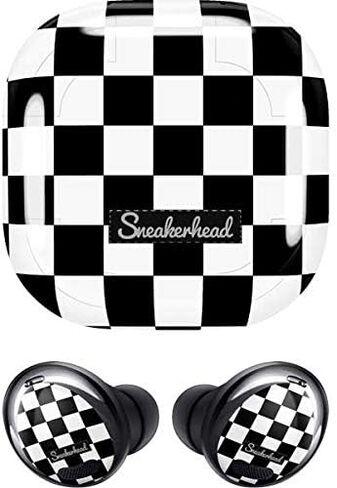 Skinit Decal Audio Skin Compatible with Samsung Galaxy Buds Pro Originally Designed Sneakerhead Checkered Design in Saudi Arabia