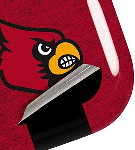 Skinit Decal Audio Skin Compatible with Samsung Galaxy Buds Pro - Officially Licensed Louisville Red Background Design in Saudi Arabia