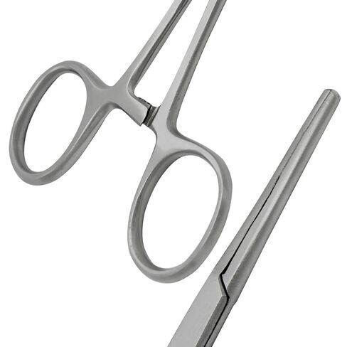 Rochester Carmalt Hemostat Artery Forceps with Cross Serrated and Longitudinal Grooved Jaws (8" STR.) in Kuwait