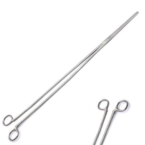 24" Long Straight Hemostat Forceps - Stainless Steel Without Locking Clamps - Ideal Hemostats for Nurses, Fishing Forceps, Crafts and Hobby by G.S Online Store in Saudi Arabia