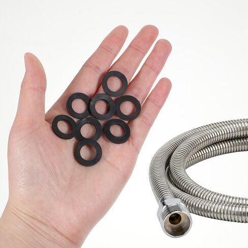 Shower Head Washer, 40 Pcs 1/2 Inch Shower Head Gasket Rubber Washers for ShowerHead and Hose Connecting, Creates A Seal to Prevent Leakage in Saudi Arabia
