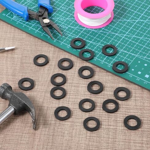 Shower Head Washer, 40 Pcs 1/2 Inch Shower Head Gasket Rubber Washers for ShowerHead and Hose Connecting, Creates A Seal to Prevent Leakage in Saudi Arabia