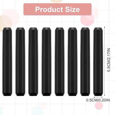 20 Pcs Glasses Ear Cushions,Anti-Slip Elastic Temple Tips Sleeve Retainer,Soft Comfort Eyeglass Gripper Pads for Reading Glasses, Sunglasses & Sports, All-Day Comfort Grippers(Black) in Saudi Arabia
