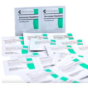 20 Pack Ammonia Inhalant Pouches Towelette Wipes 0.7g Per Pouch Fainting Reliever in Kuwait