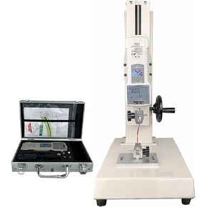 آلة اختبار الشد، جهاز اختبار السحب الرقمي المزود بعجلة وشاشة LCD، الخطأ ±0.001 والسكتة الدماغية 300 مم، المشبك 0-8 مم و5 مجسات، للمنسوجات والرياضة والبحث العلمي وصيد الأسماك in Kuwait