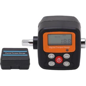 Digital Torsion Gauge 1/4 Inch Drive Electronic Torsion Adapter 0.9 30N.m Measuring Meter with Large Screen Buzzer Alarm for Mechanics Engineers DIY Enthusiasts in Kuwait