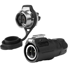 LP16 lock wire 2-core semi-metal b waterproof aviation socket screw crimping male and female docking power connector(Single hole female seat) in Kuwait