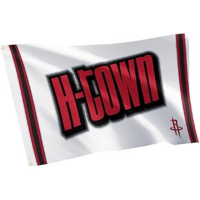 Desert Cactus Houston Rockets Flag NBA 100% Polyester Indoor Outdoor 3x5 feet National Basketball Association Team Flags (Flag City Edition 24-25 A) in Kuwait