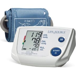 A&D Medical Blood Pressure Monitor for Home Use – UA-767PSAC Small Cuff (6.3-9.4" / 16-24 cm), Easy to Use, One Button Operation, Automatic Inflation, AC Adapter in Kuwait