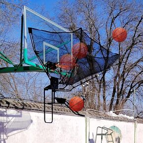 Basketball Hoop Returner Return Attachment Shot Shooting Trainer Aid for Metal Returner/Basketball Catcher Returns & G in Saudi Arabia