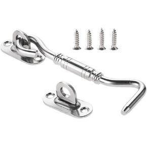 Latch Lock Window Catch Hook Stainless Steel Cabin Door Lock Sliding Buckle in Saudi Arabia